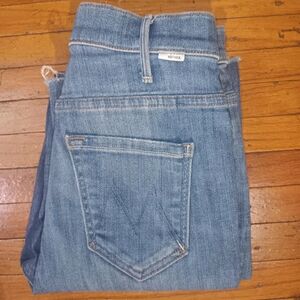 MOTHER Medium Blue Slim Jeans